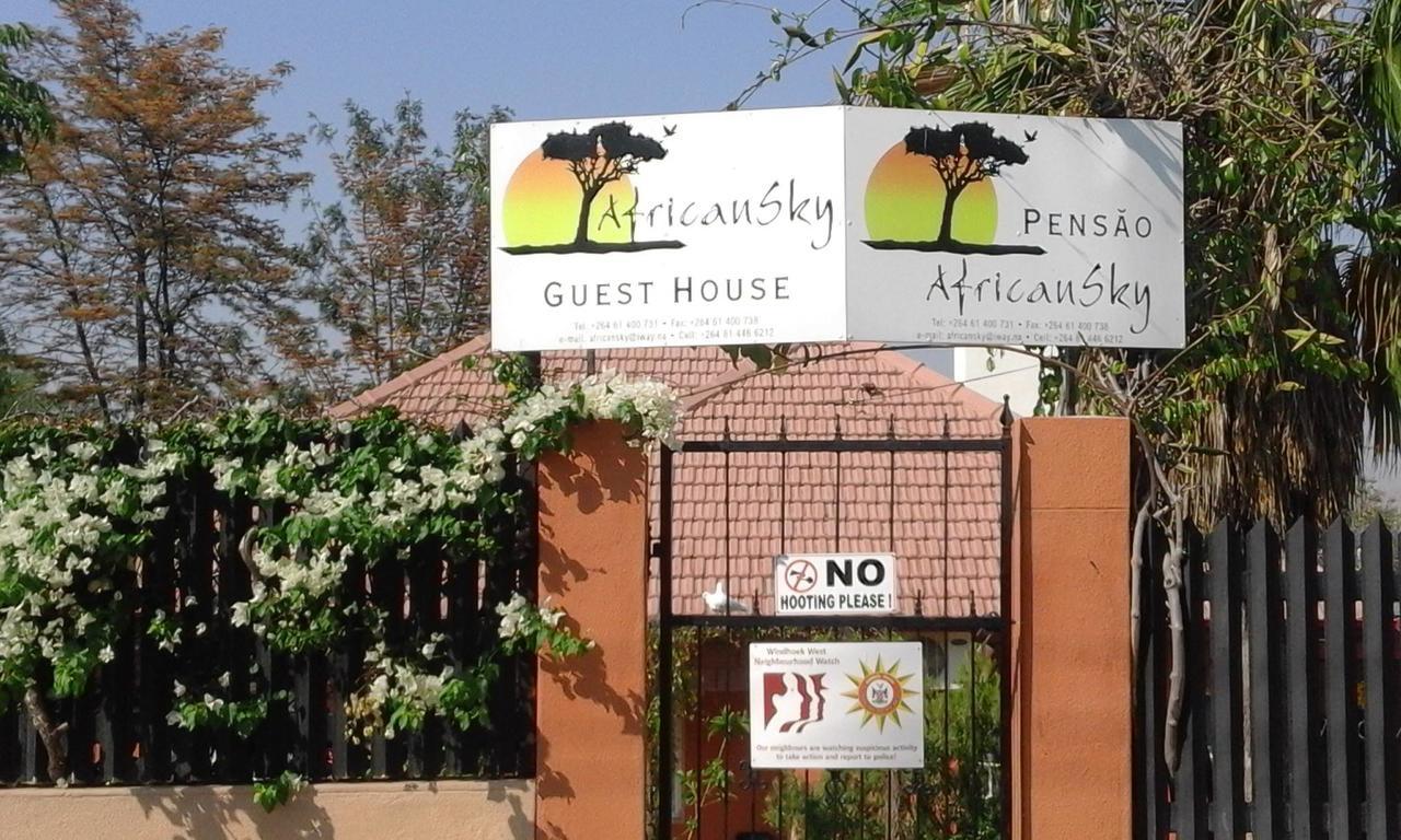 African Sky Guesthouse Windhoek Kültér fotó